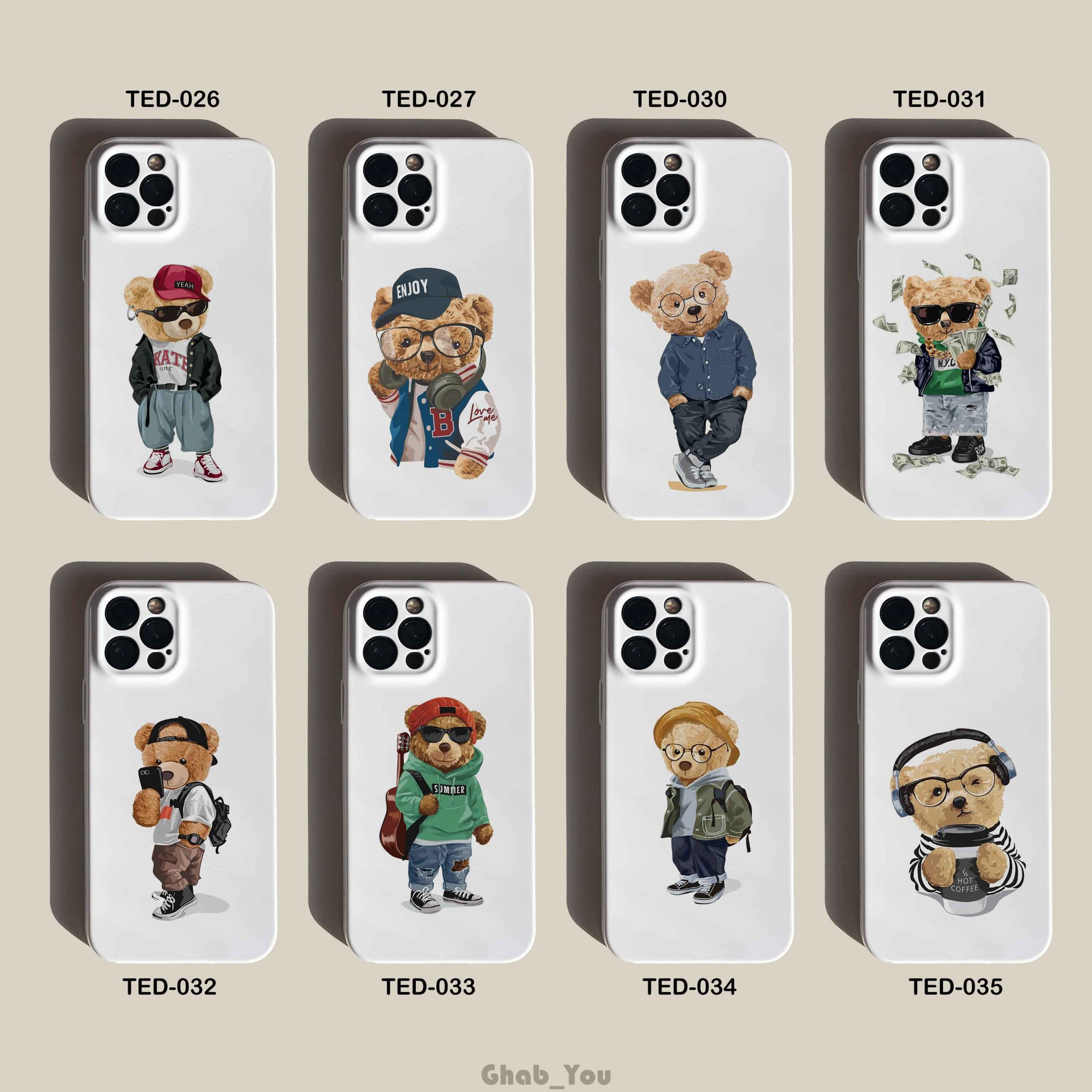 موکاپ-سافت-هارد-تد-2 قاب هارد براق فول تدی - Image 1
