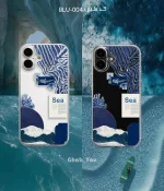 قاب گوشی شفاف اقیانوس آبی کد | BLU - Image 4