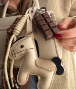 بگ چارم ( آویز کیف و کوله ) طرح اسب سفید 🐎