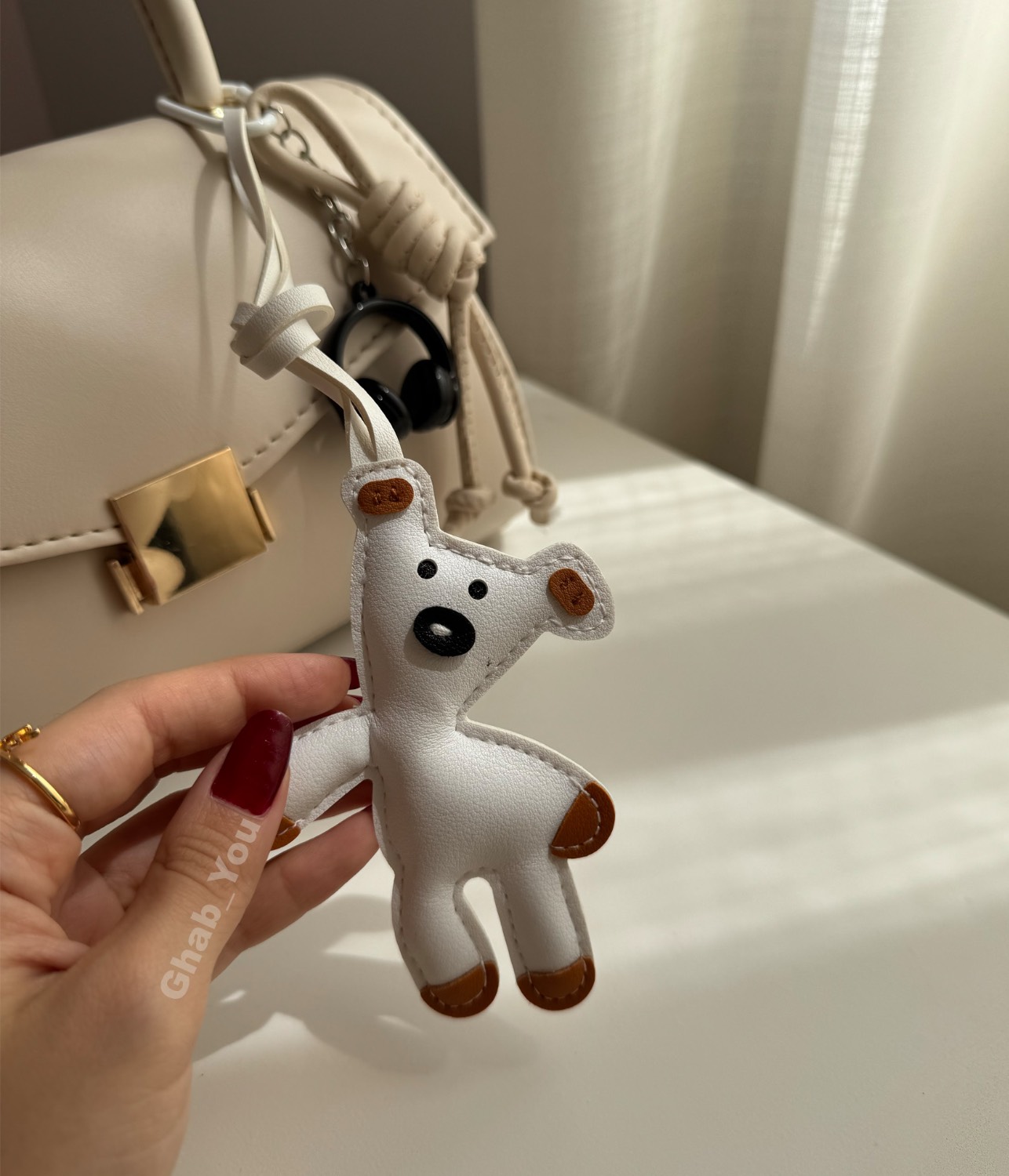 BagCharm-Teddy-2 بگ چارم ( آویز کیف و کوله ) طرح تدی عروسک مستربین🧸 - Image 1