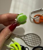 بگ چارم ( آویز کیف و کوله ) طرح تنیس🎾 - Image 2