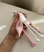 بگ چارم ( آویز کیف و کوله ) طرح ستاره صورتی⭐ - Image 3