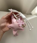 بگ چارم ( آویز کیف و کوله ) طرح ستاره صورتی⭐ - Image 2