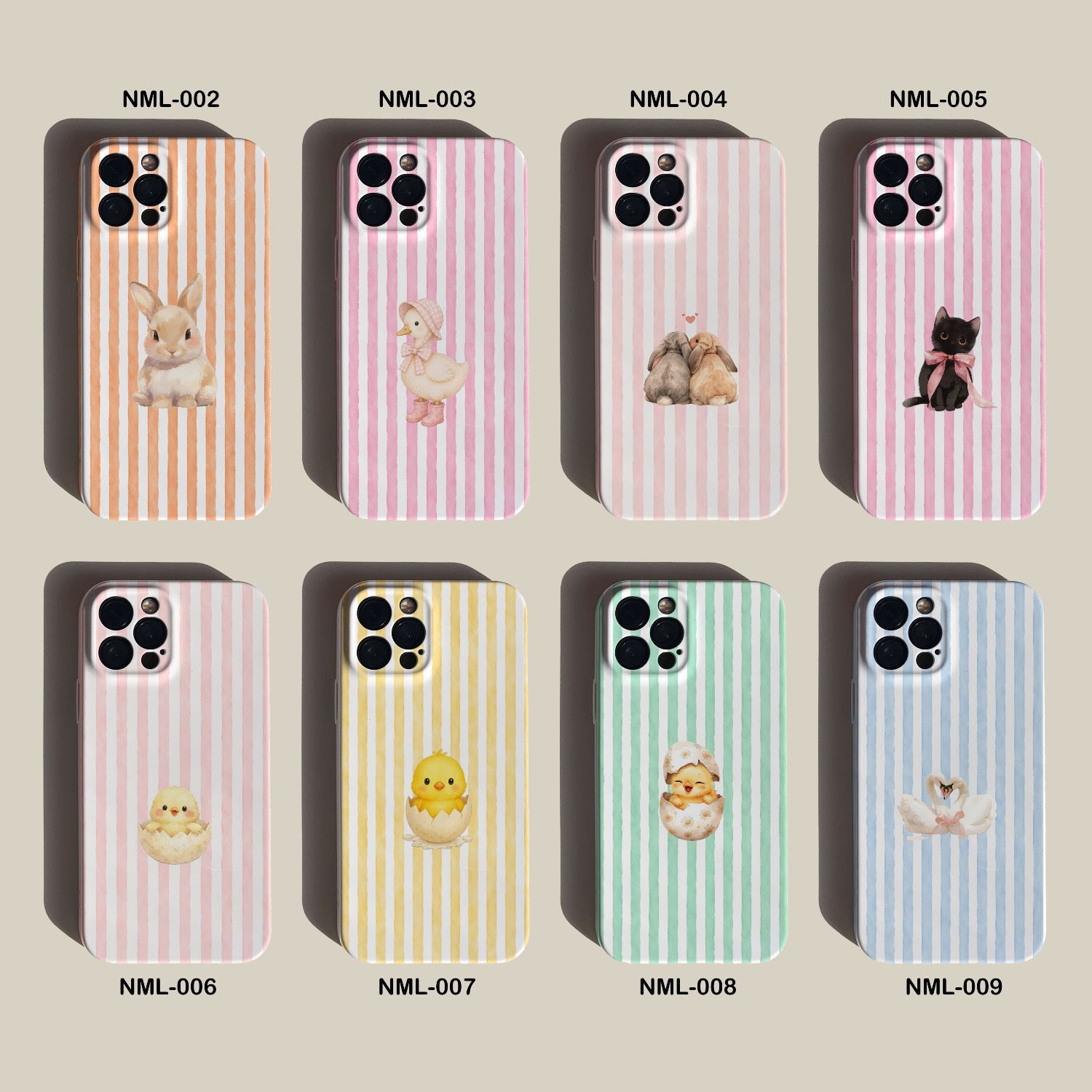Phone-Soft-Hard-Case-Cute-Animals قاب سافت براق فول کیوت فرندز - Image 1