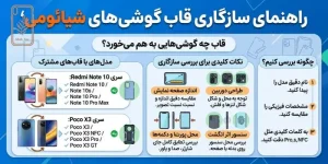 قاب چه گوشی هایی به هم میخوره شیائومی