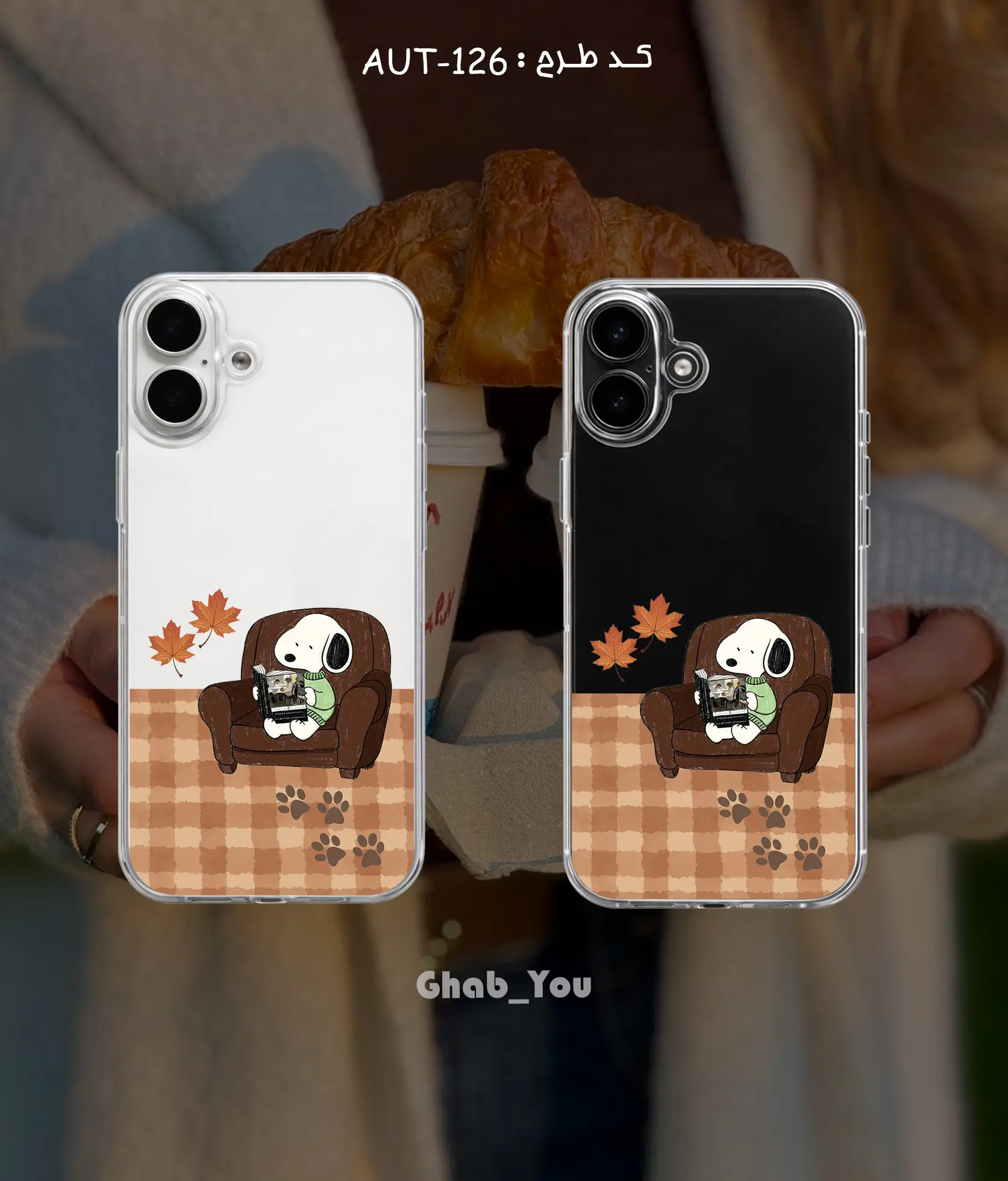 Phone-clear-case-Autumn-126-AUT قاب گوشی شفاف پاییز کد | AUT - Image 1