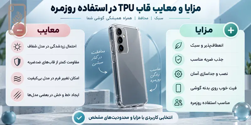 مزایا و معایب قاب TPU