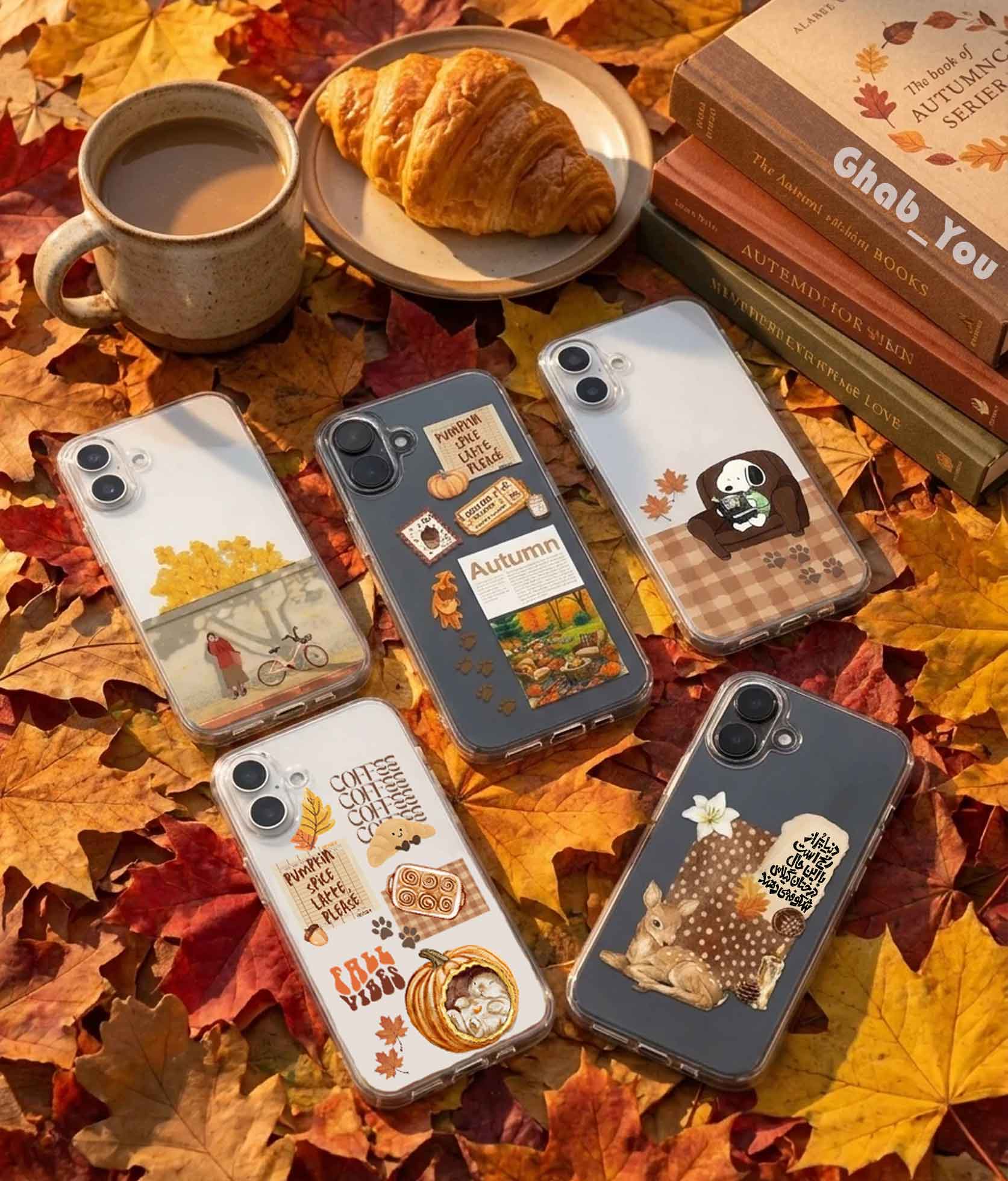 Clear-Phone-Case-Autumn قاب گوشی شفاف پاییز کد | AUT - Image 1