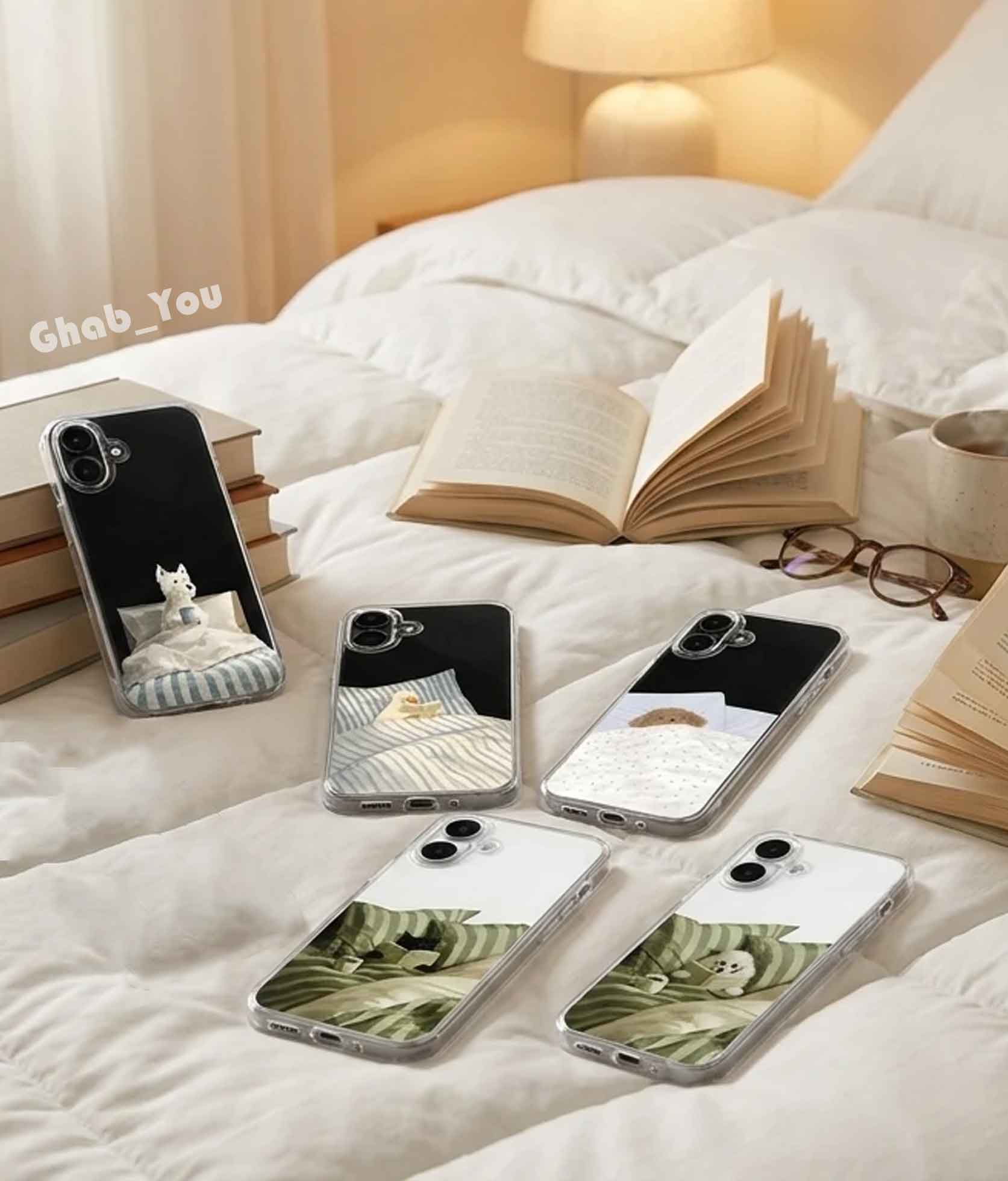 Clear-Phone-Case-Bed قاب گوشی شفاف خوابالو کد | BED - Image 1