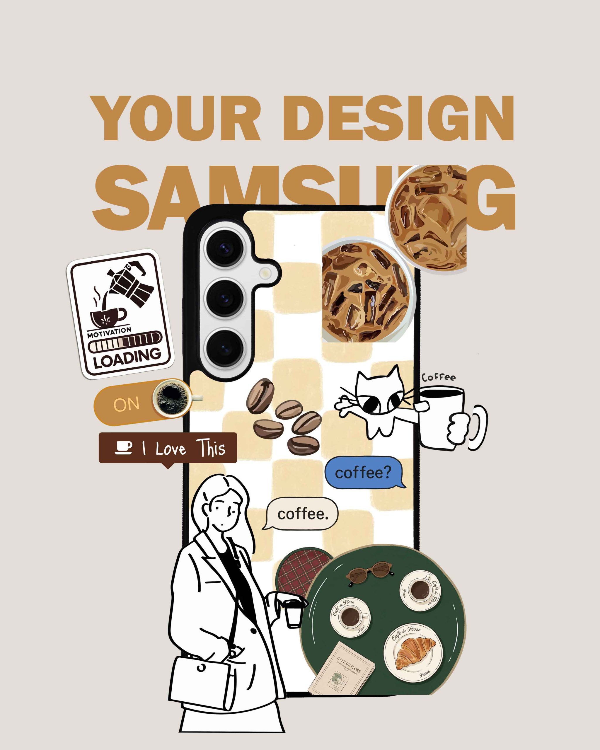 SAMSUNG طراحی قاب گوشی سامسونگ ( دورژله مشکی ) - Image 1